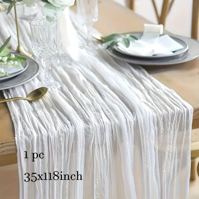 Textured Soft Table Cover for Stylish Celebrations
