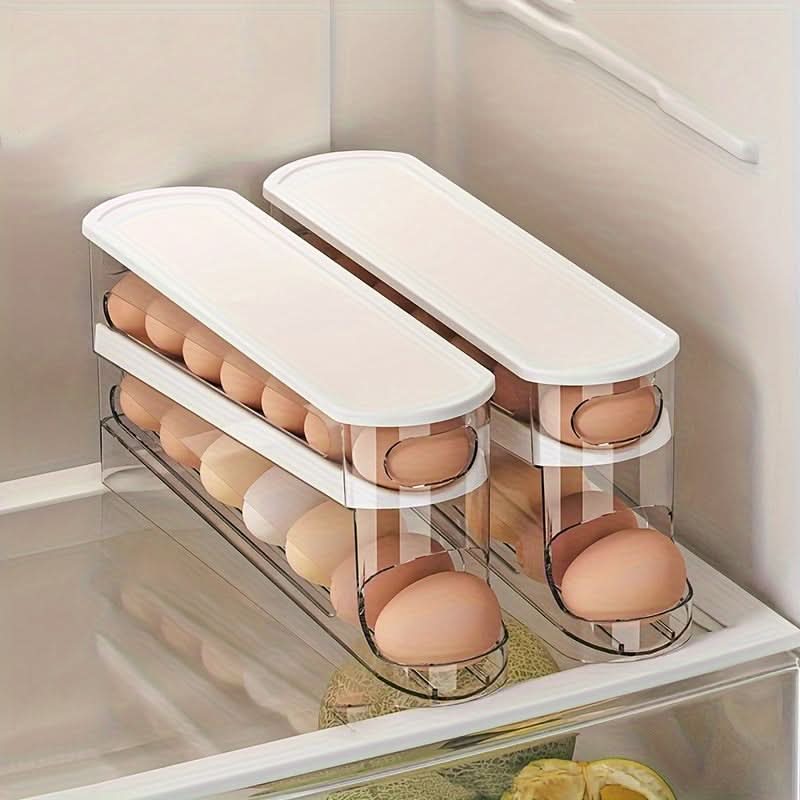 SmartEgg Keeper – Efficient Refrigerator Door Storage Solution