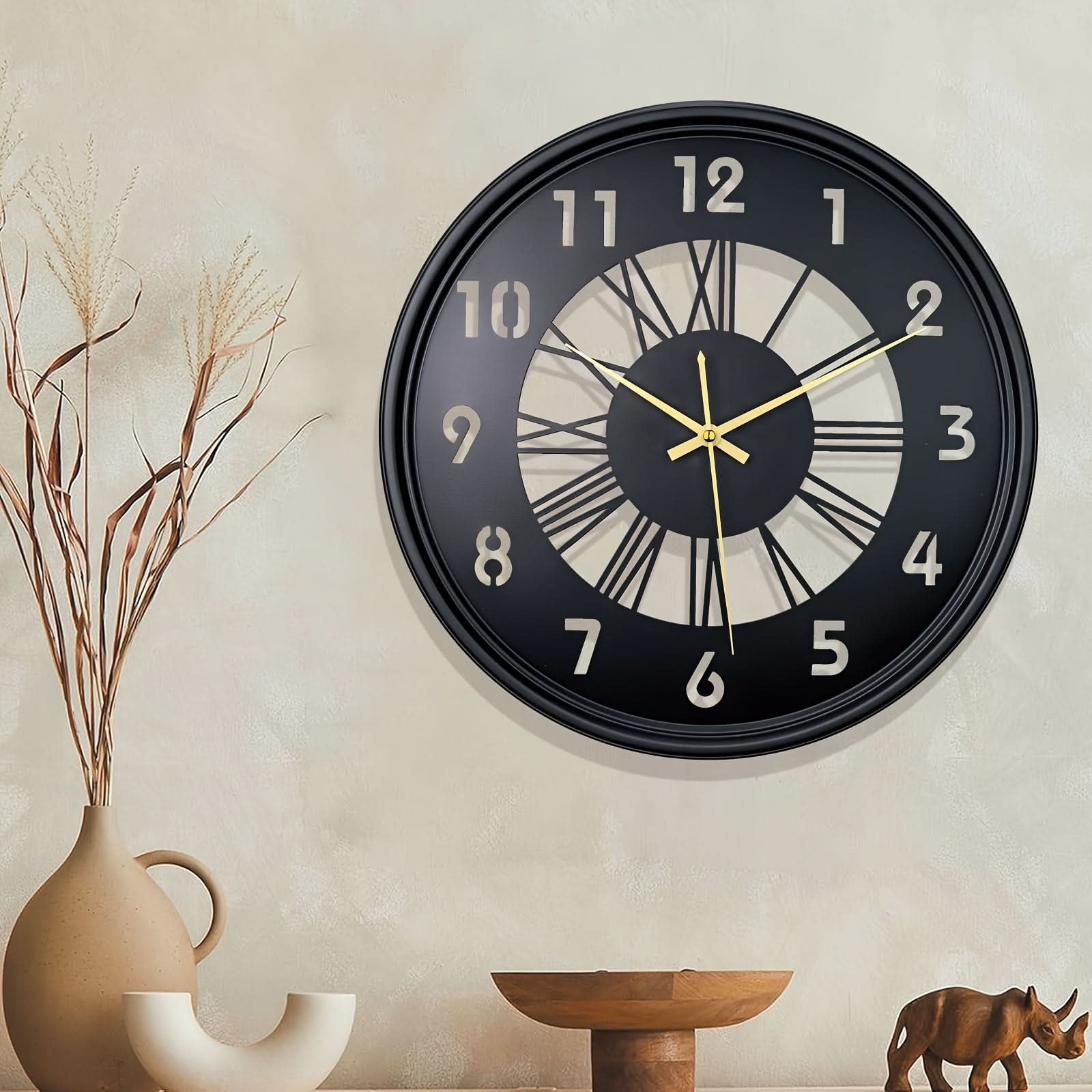 Timeless Minimalist Iron Wall Timepiece