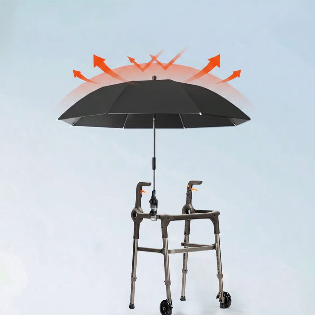 SunGuard Pro – Versatile Beach Chair Umbrella with 360° Flexibility