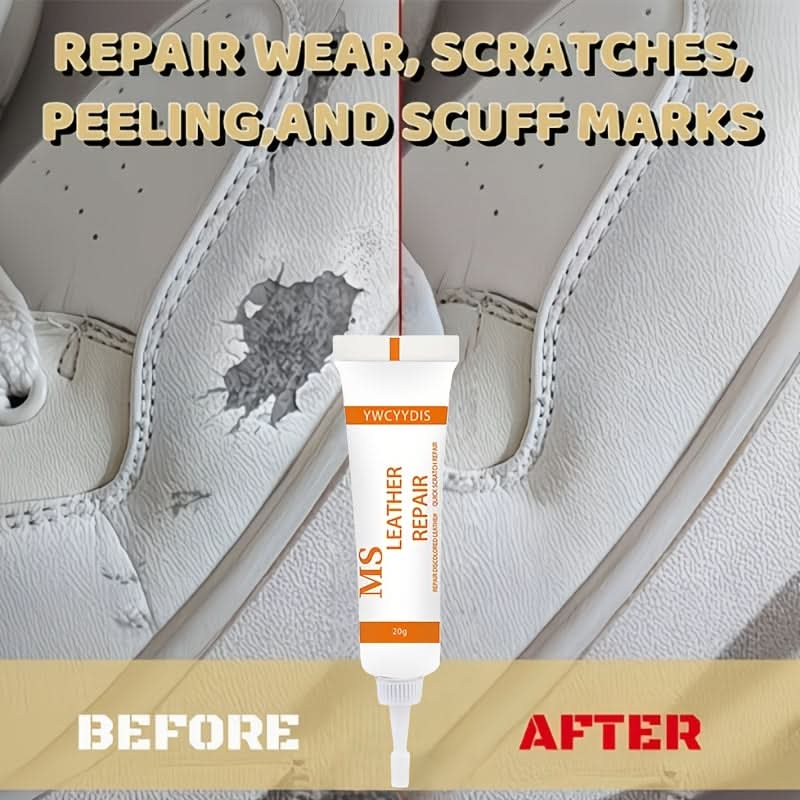 RevivePro – White Leather Restoration Cream with Precision Brush