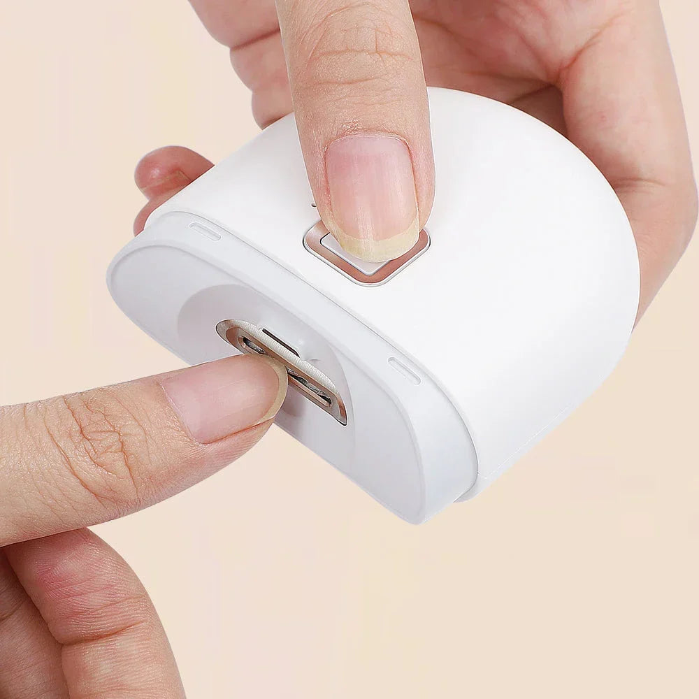 Smart Nail Trimmer and Polisher with Night Light Feature