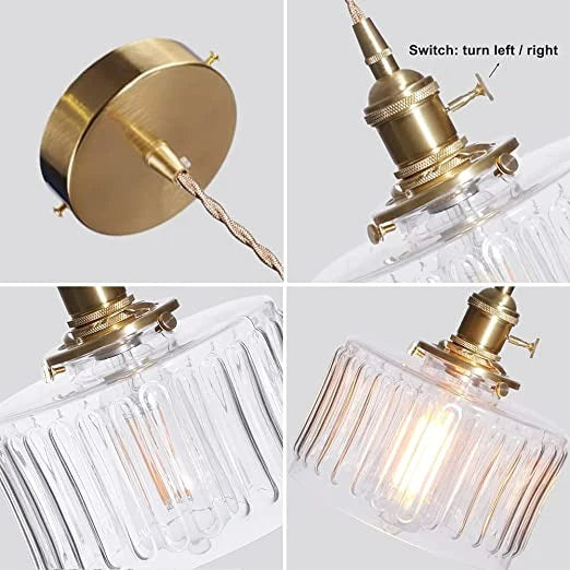 Celestial Vintage Crystal Hanging Light Fixture