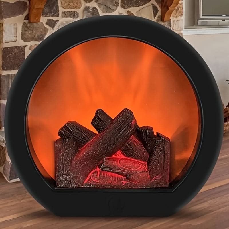 LumenGlow – Retro-Inspired Ambient Flame Lamp