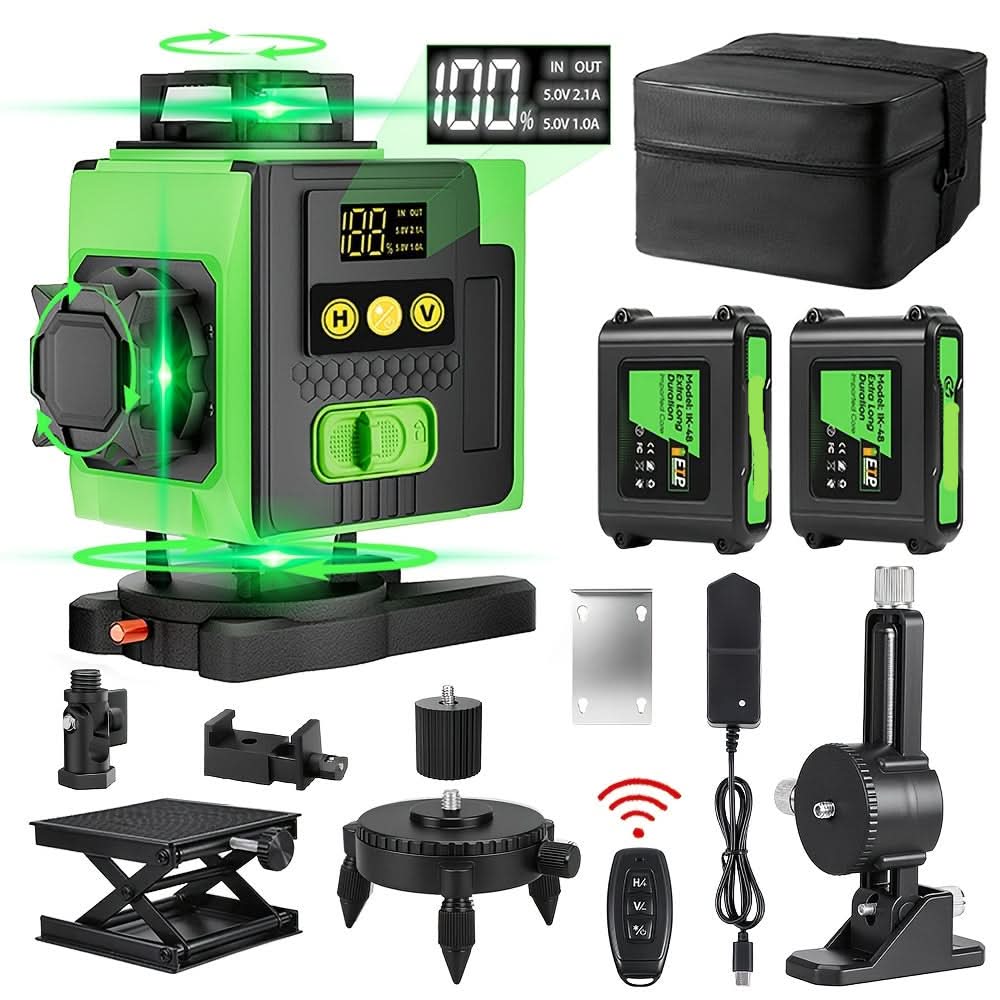 PrecisionPro 360° Laser Level Tool for Perfect Alignment