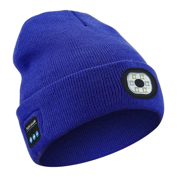 All-in-One Bluetooth Beanie with LED Illumination