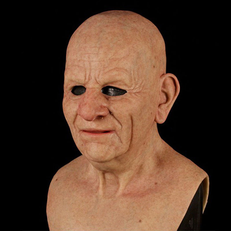 Lifelike Full-Face Latex Mask for Halloween & Cosplay Events