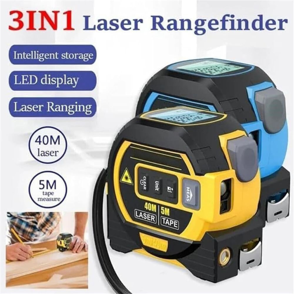Versatile 3-in-1 Laser Measuring Tool