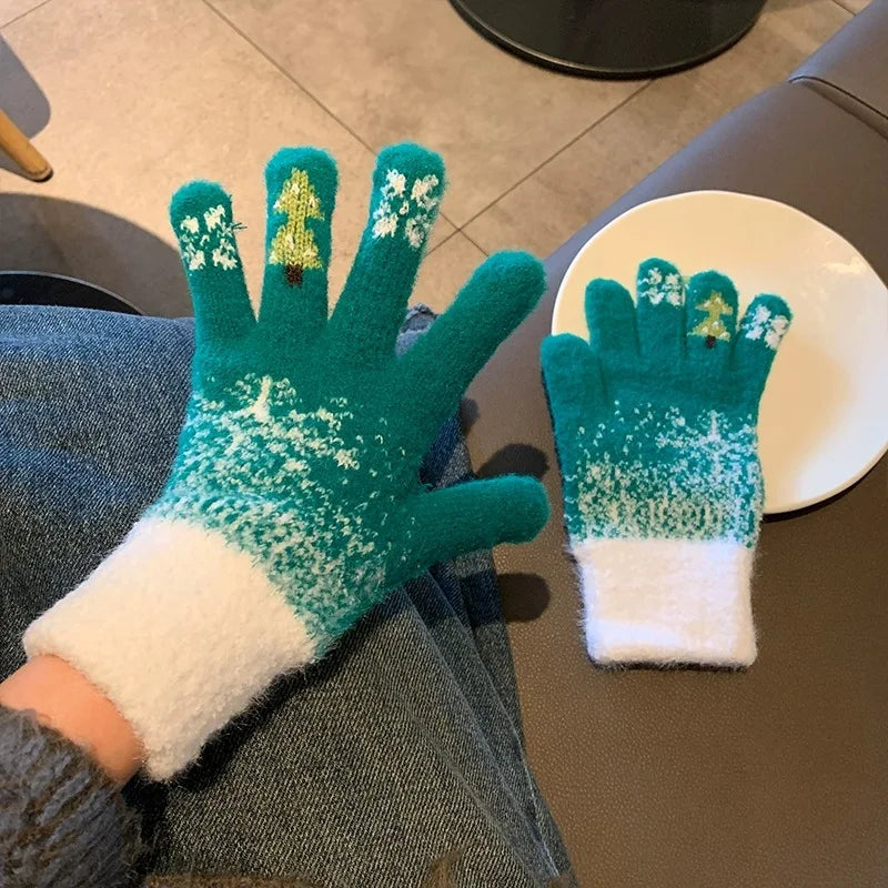 Charming Convertible Fleece-Lined Winter Gloves
