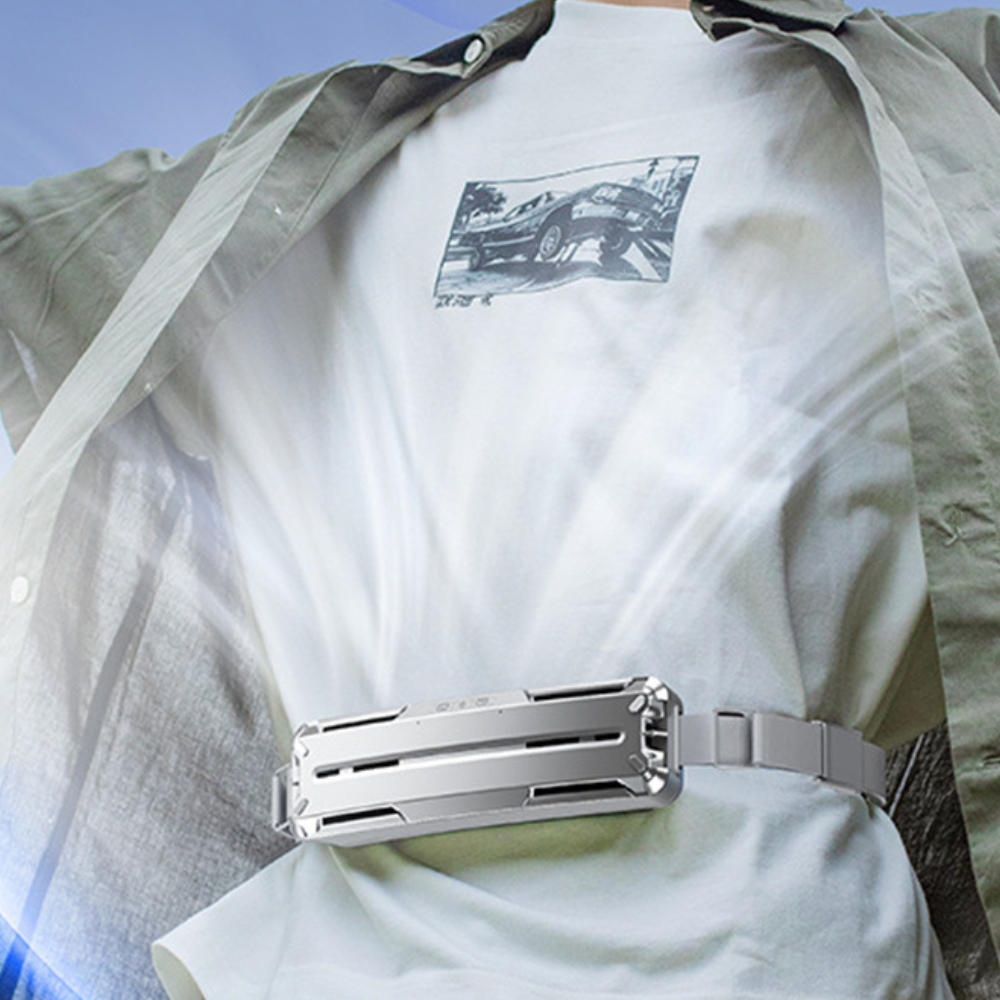 Wearable Waist Cooling Fan for Outdoor Adventures