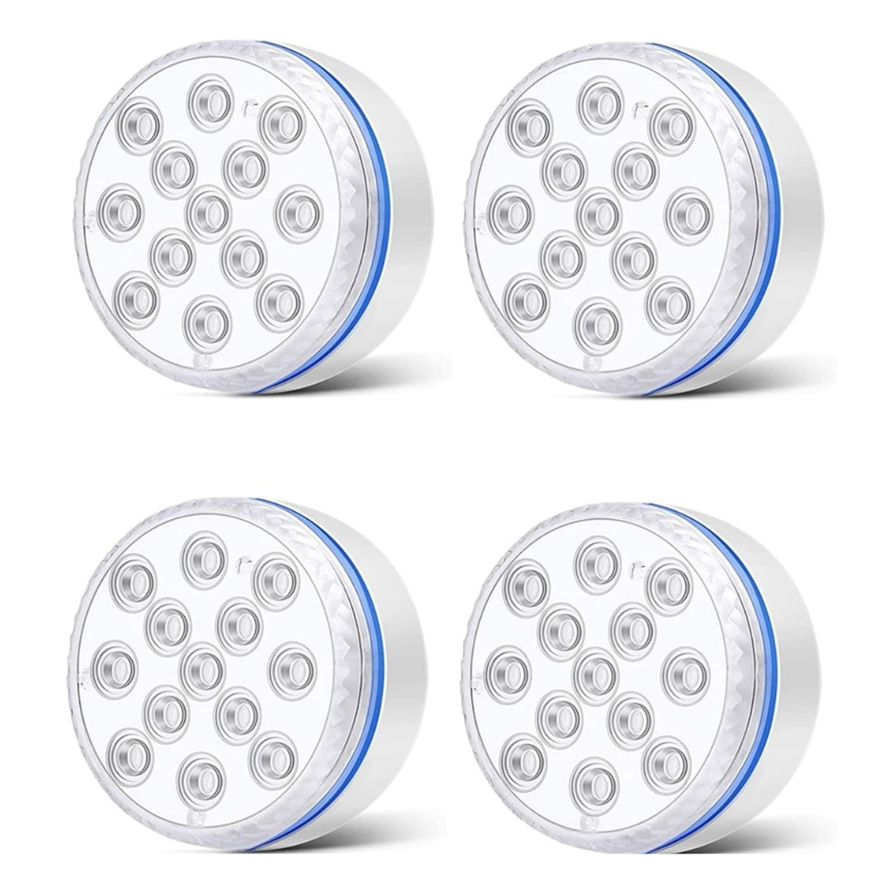 Vibrant Submersible LED Lights for Pool Parties