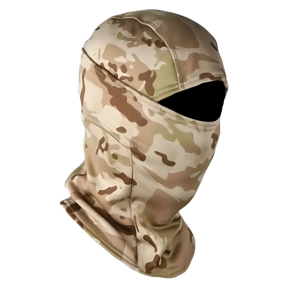 All-Weather Fleece-Insulated Camo Face Mask
