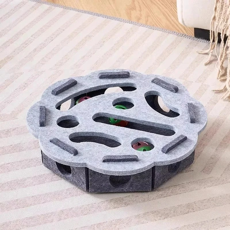 Feline Fun Zone Puzzle Toy Box