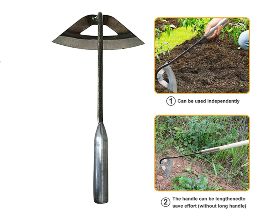 Durable Steel Garden Hoe for Effortless Weeding