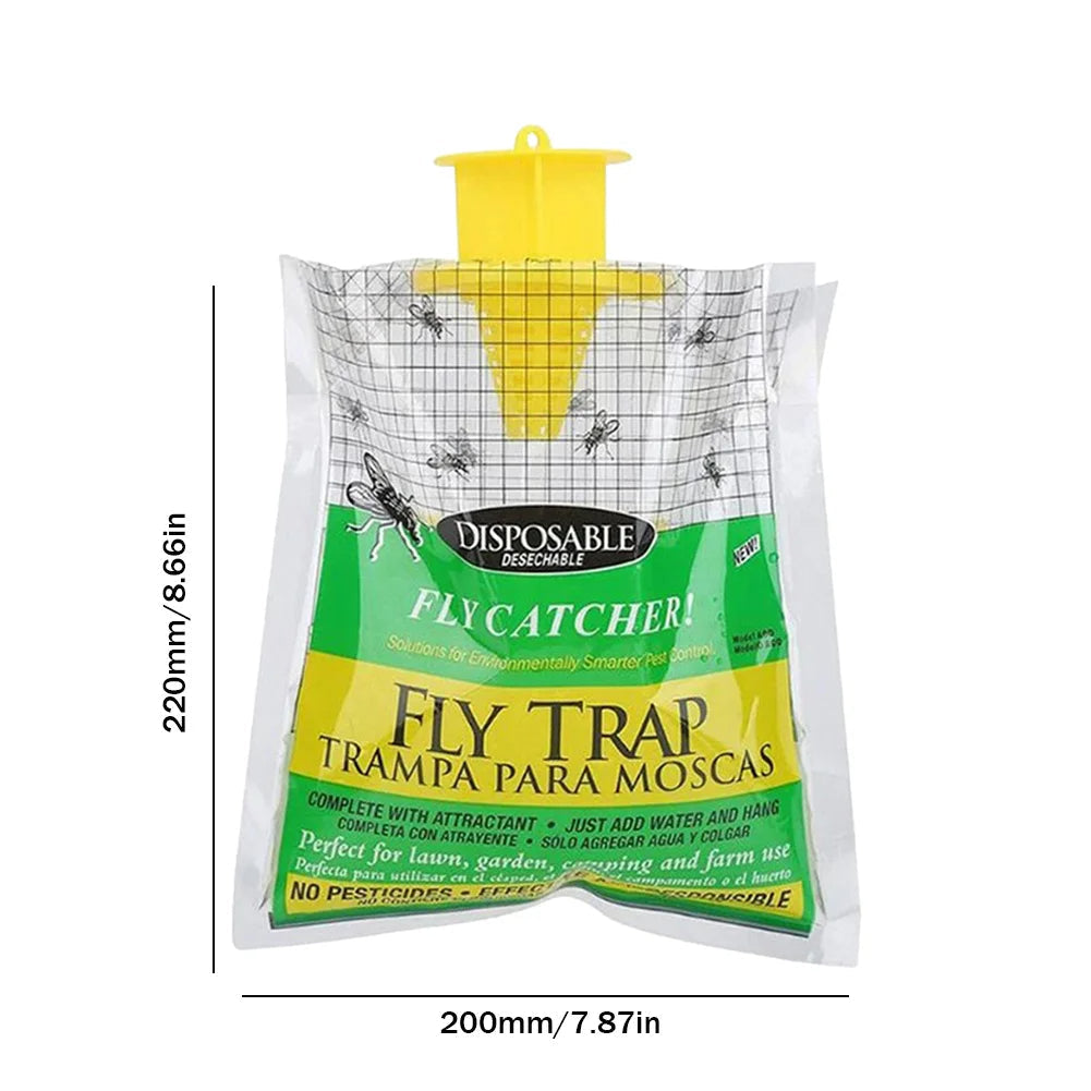 Eco-Friendly Disposable Fly Catcher for Outdoor Use