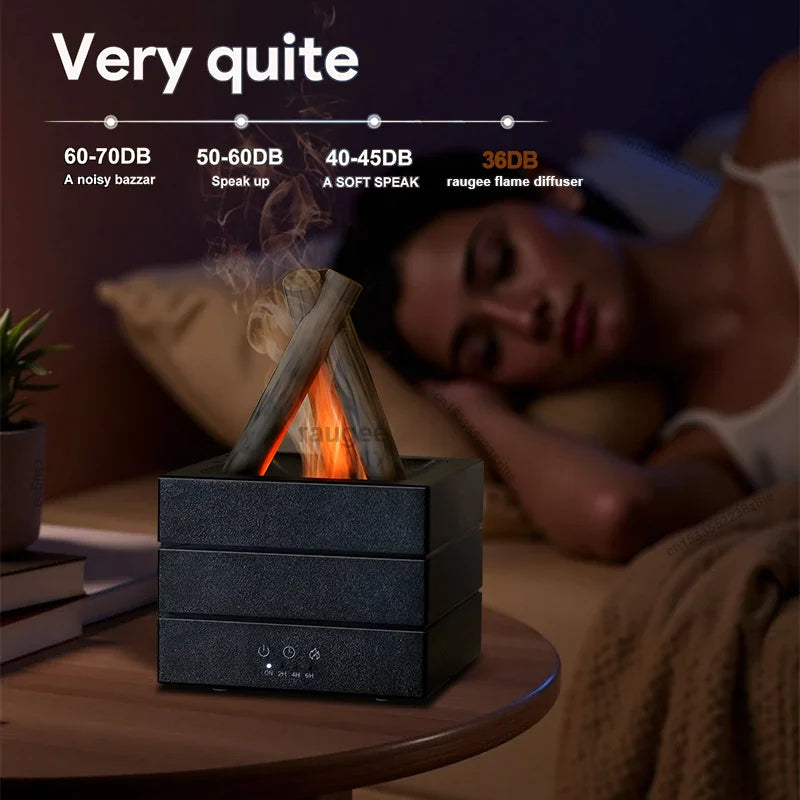 Luminous Mist Diffuser and Humidifier for Tranquil Spaces
