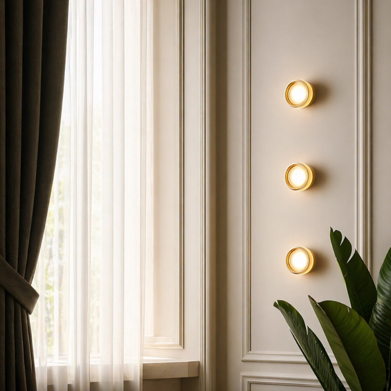 Smart LED Wall Light with Auto-Dimming Sensor for Home