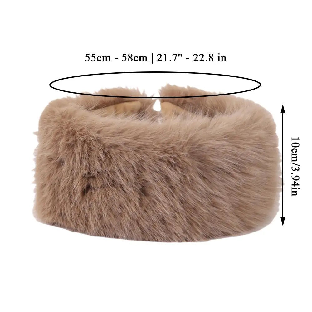 Chic Plush Winter Headband for Women