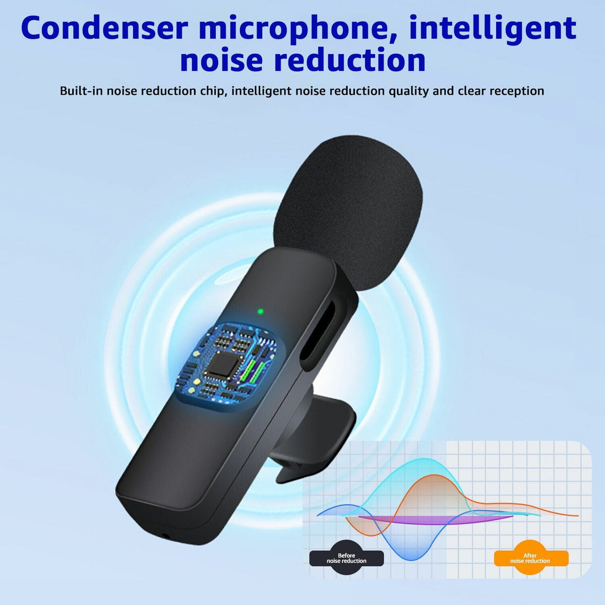 Compact Clip-On Microphone for Clear Audio Recording