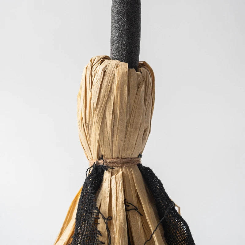 Enchanting Animated Broomstick with Lights & Sounds for Halloween