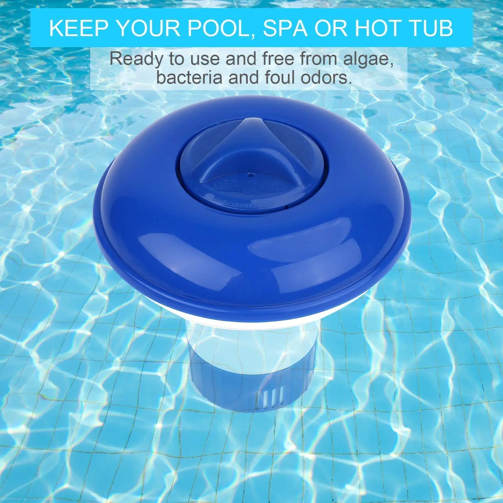 Versatile Floating Chlorine Dispenser for Pools & Spas