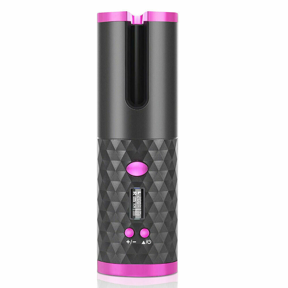 Cordless Automatic Hair Curling Device for Effortless Styling