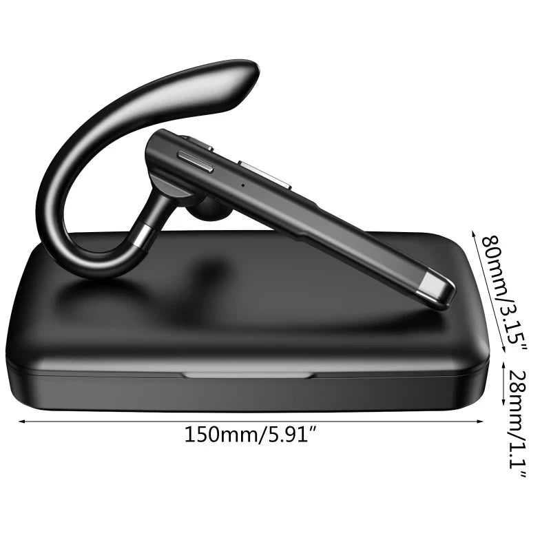 Ultimate Comfort Dual-Mic Bluetooth 5.1 Headset with Noise Cancellation