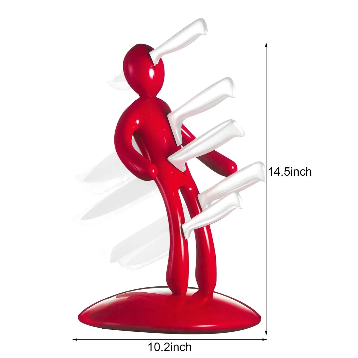 Artistic Human-Shaped Knife Organizer for Your Kitchen