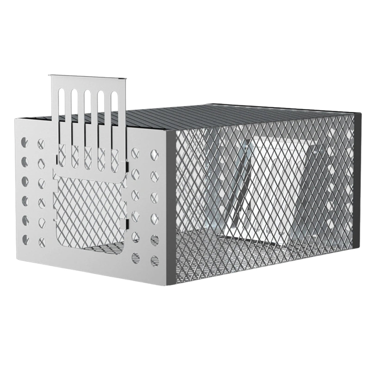 Eco-Friendly Rodent Capture Cage with Sliding Access