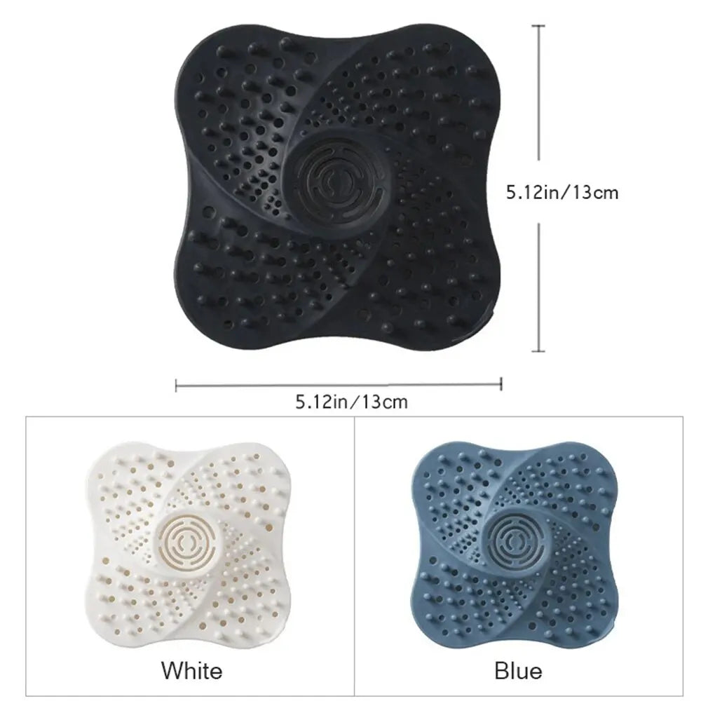 AquaGuard Drain Protector – Spiral Hair Catcher with Suction Base, Easy-Clean Design, 13cm