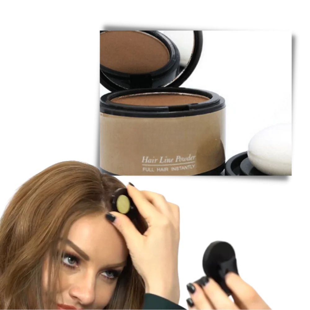 Scalp Concealer Powder for Fuller Hair Appearance