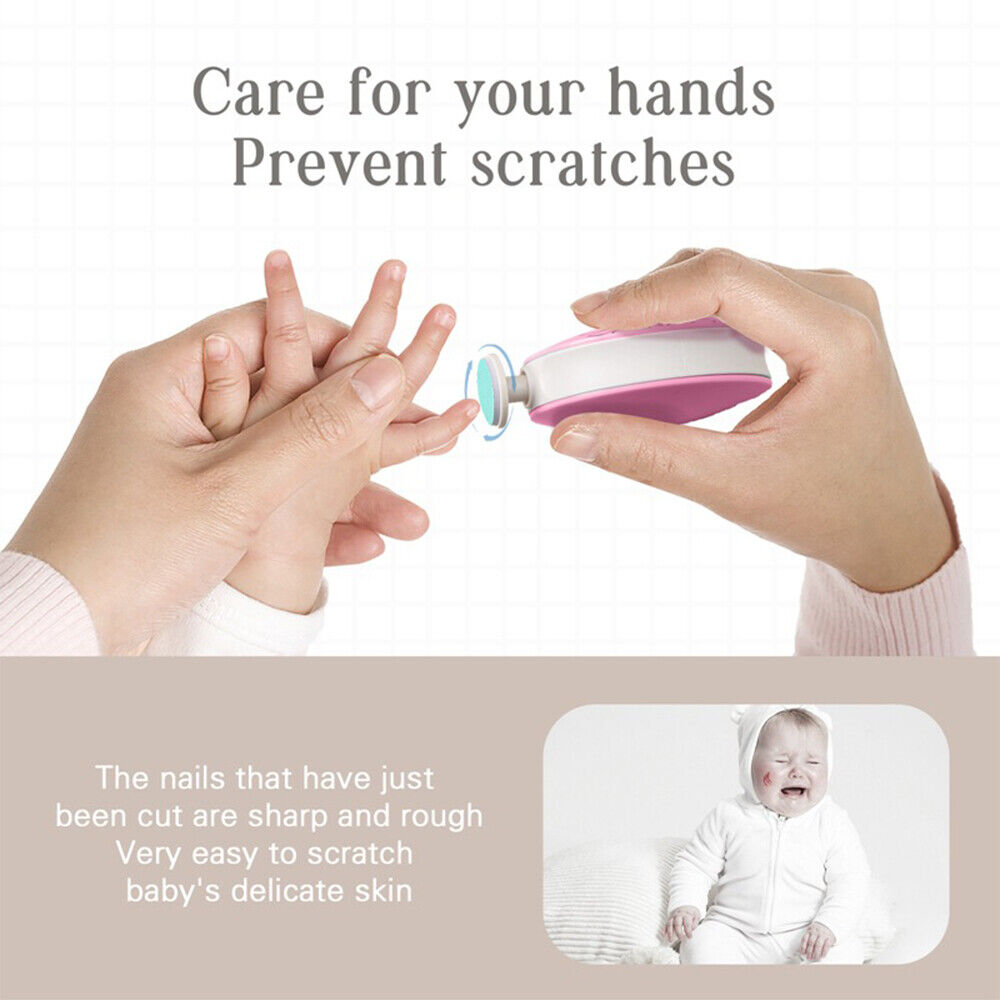 Gentle Baby Nail Care Kit with 6 Specialized Heads