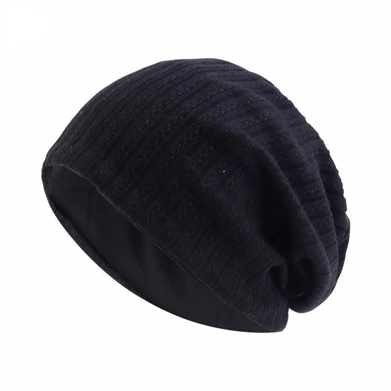 Textured Cotton Beanie for Spring and Fall Comfort