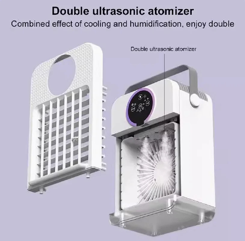 Portable Mist Cooling Fan with Touch Control
