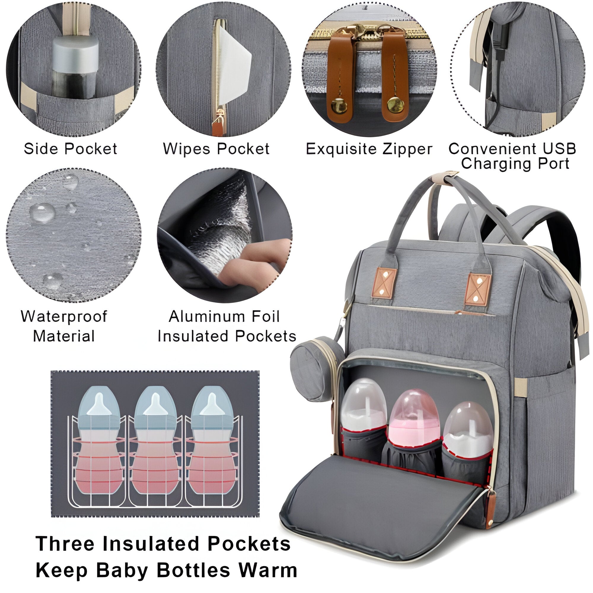 Versatile Travel Baby Cot & Changing Bag Combination