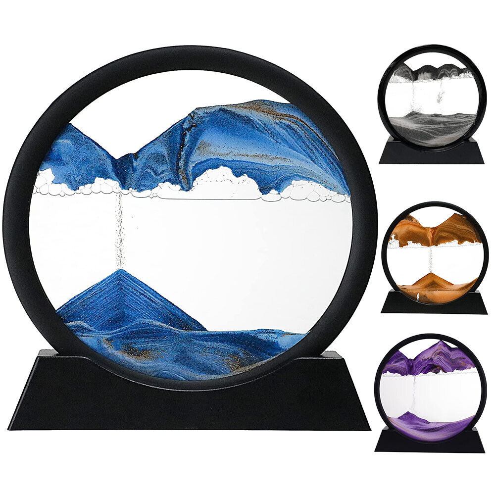 Dynamic Sand Art Display for Relaxation