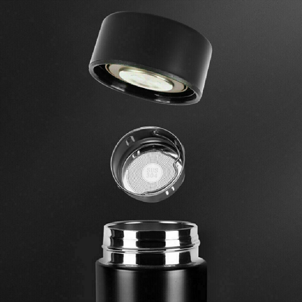 Smart Thermos with LED Temperature Indicator