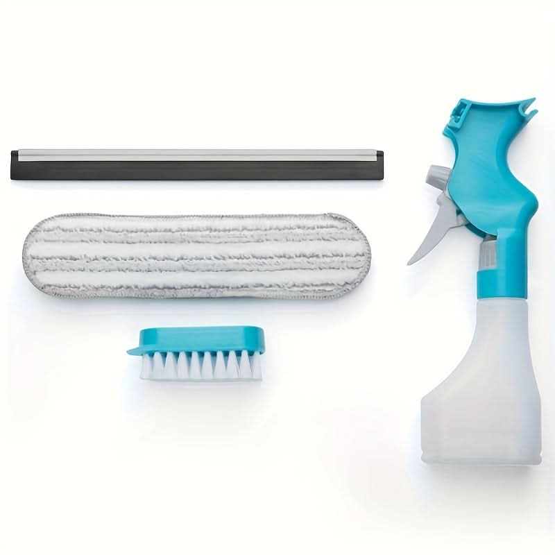 ClearView – All-in-One Glass Cleaning Solution with Spray & Scraper