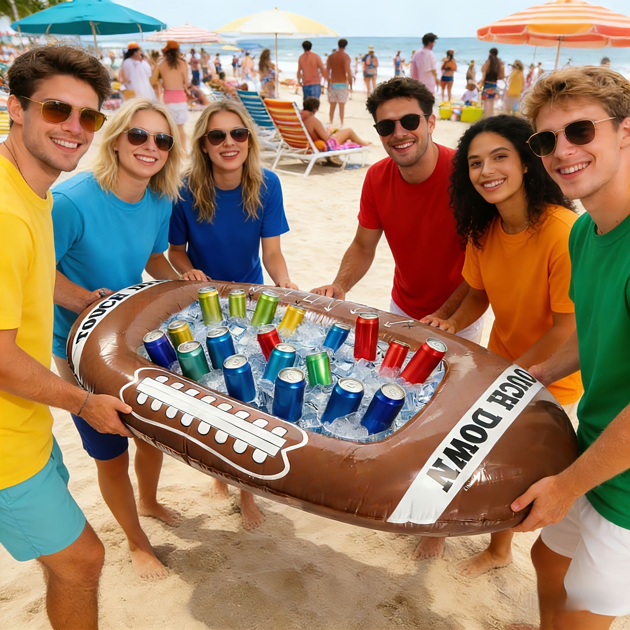 Kickoff Celebration – Inflatable Football Decor for Outdoor Fun