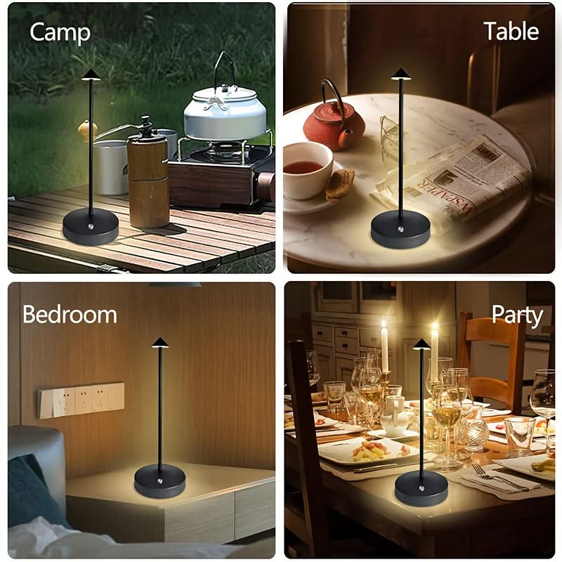 LuxeGlow – Rechargeable Touch-Controlled LED Desk Lamp