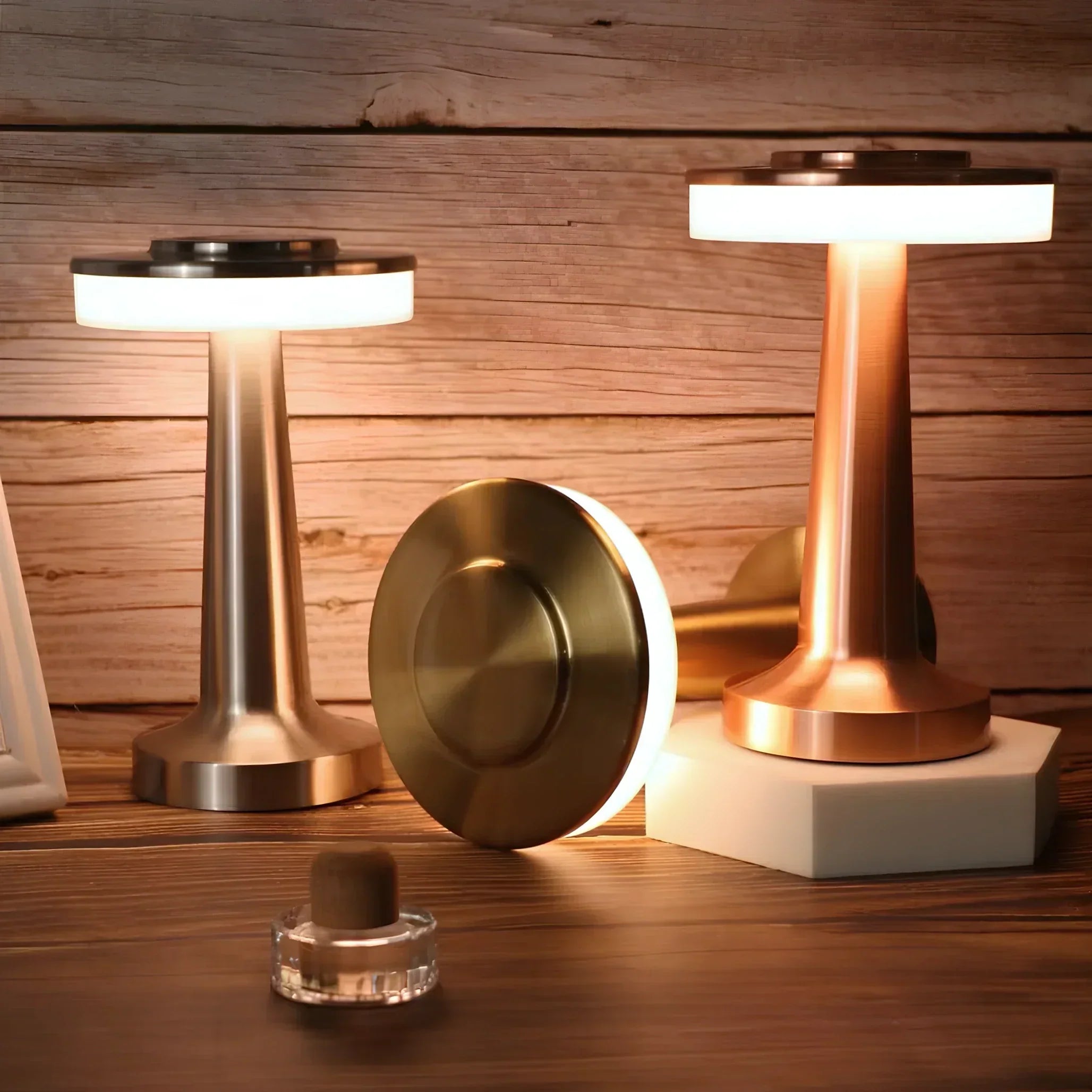 Vintage Style Cordless Table Lamp - Retro Design