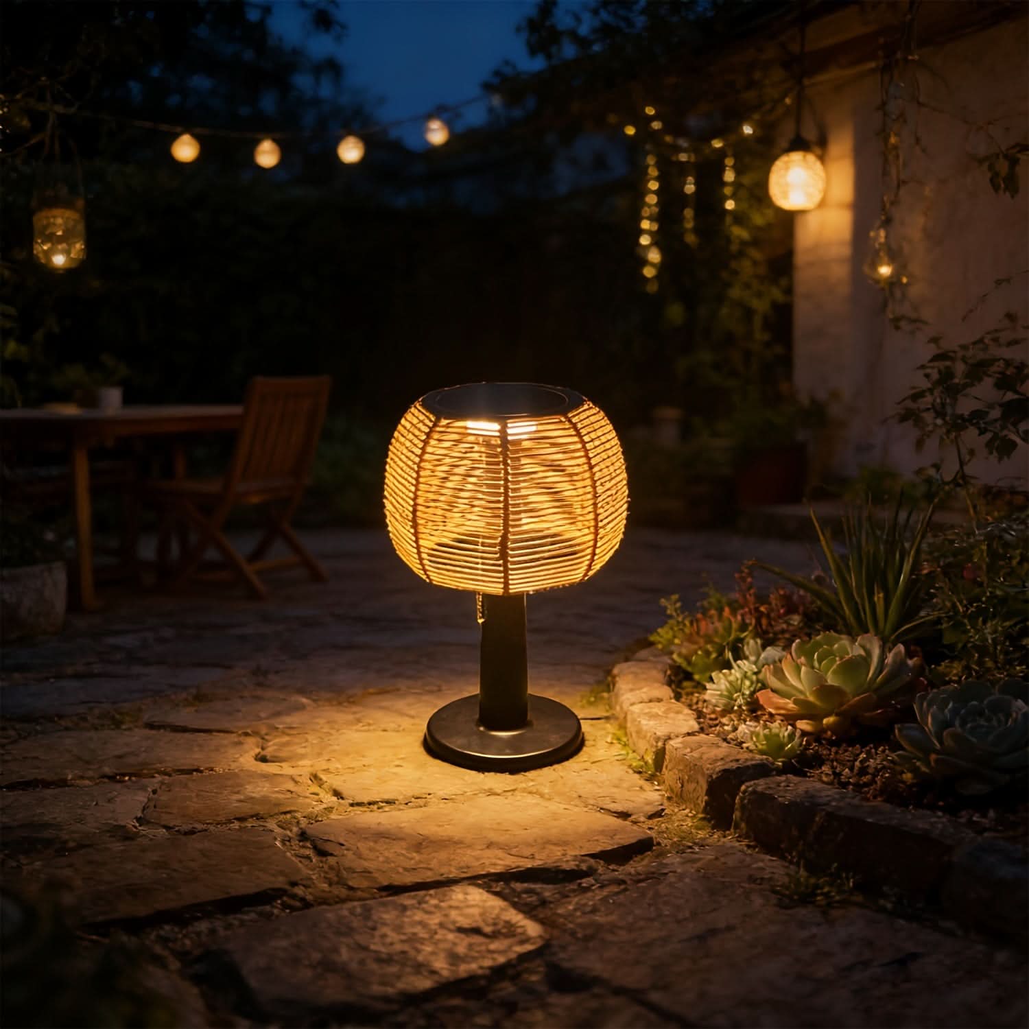 RadiantGlow – Vintage Solar Outdoor Lantern