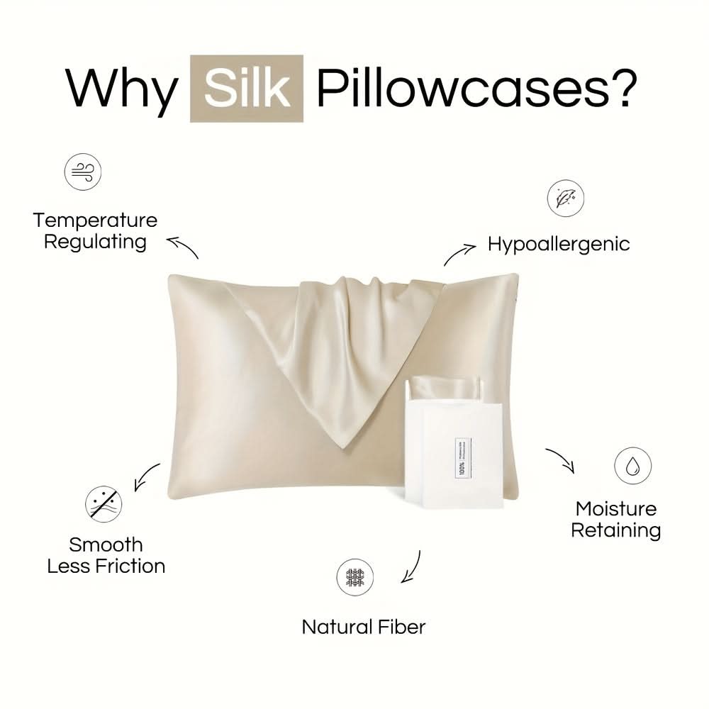 SilkenDream – Luxurious Envelope Pillowcase for Restful Sleep