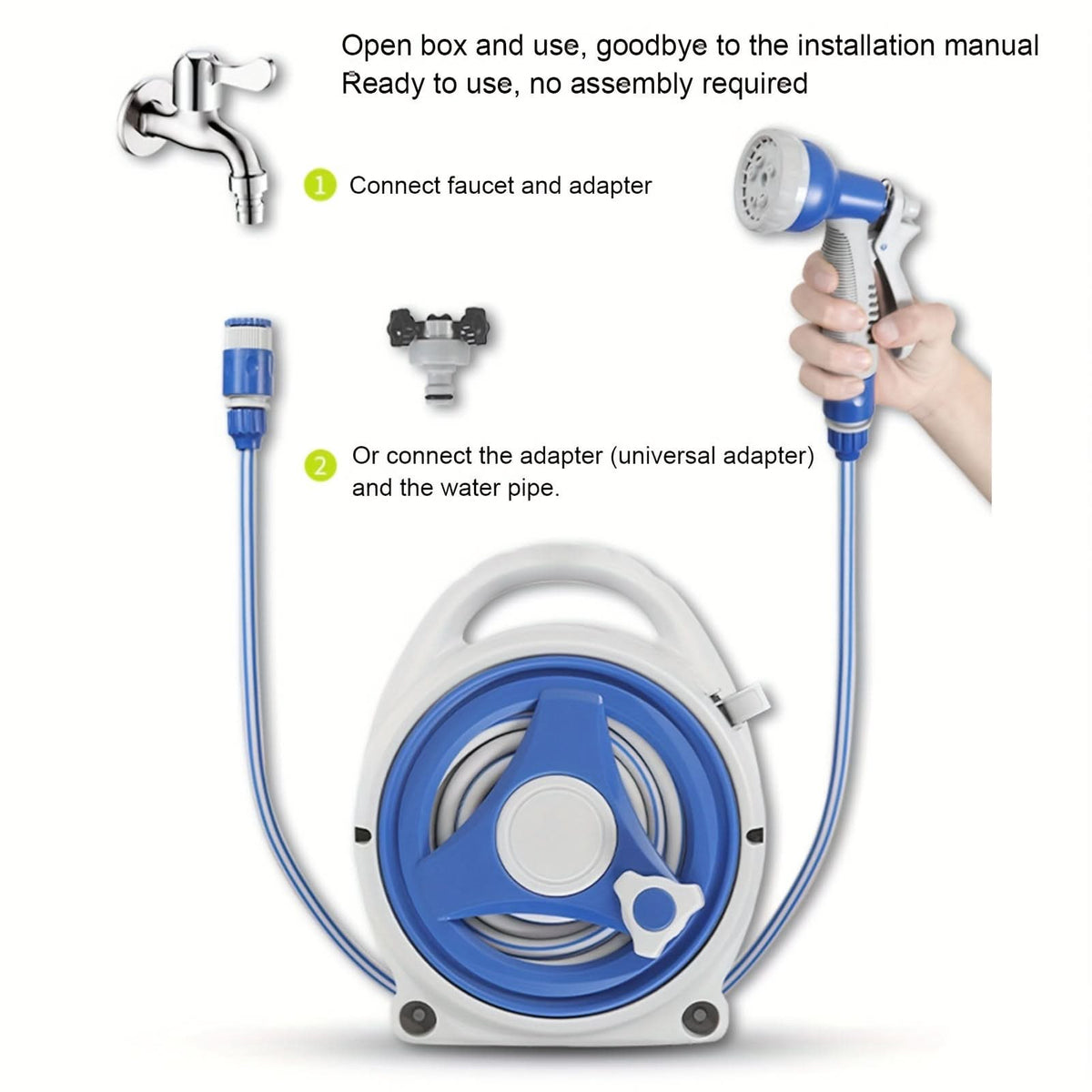 GardenPro – Innovative Retractable Hose Reel for Effortless Watering