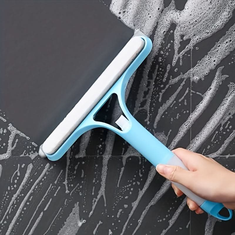 CrystalClear – 3-in-1 Window & Mirror Cleaning Tool with Washable Cloth