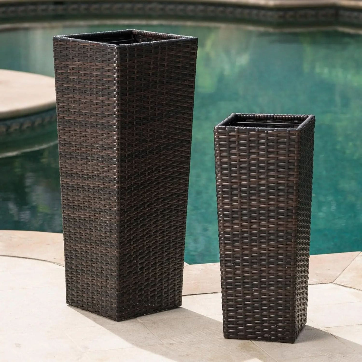 Elevate Your Outdoors with Stylish Wicker Planters