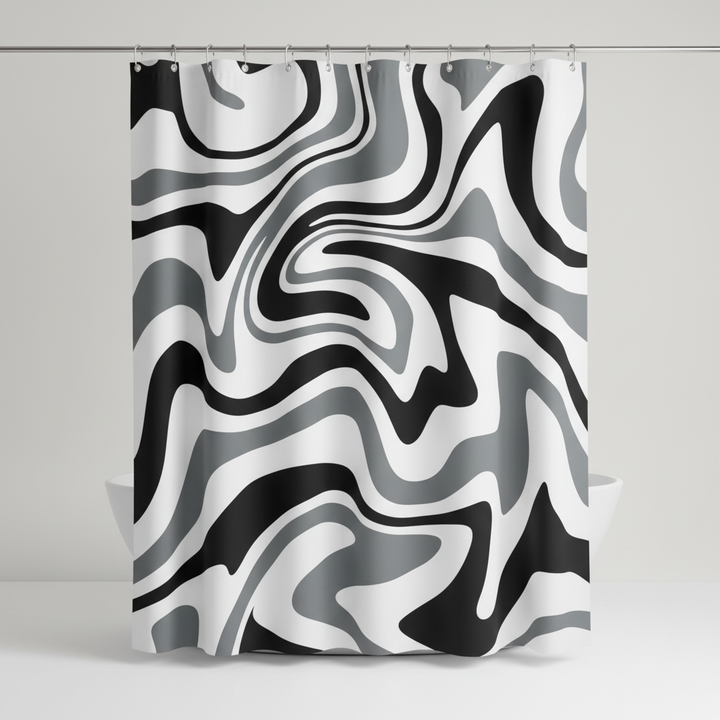 Spiral Pattern in 70s Retro Style - Bohemian Design