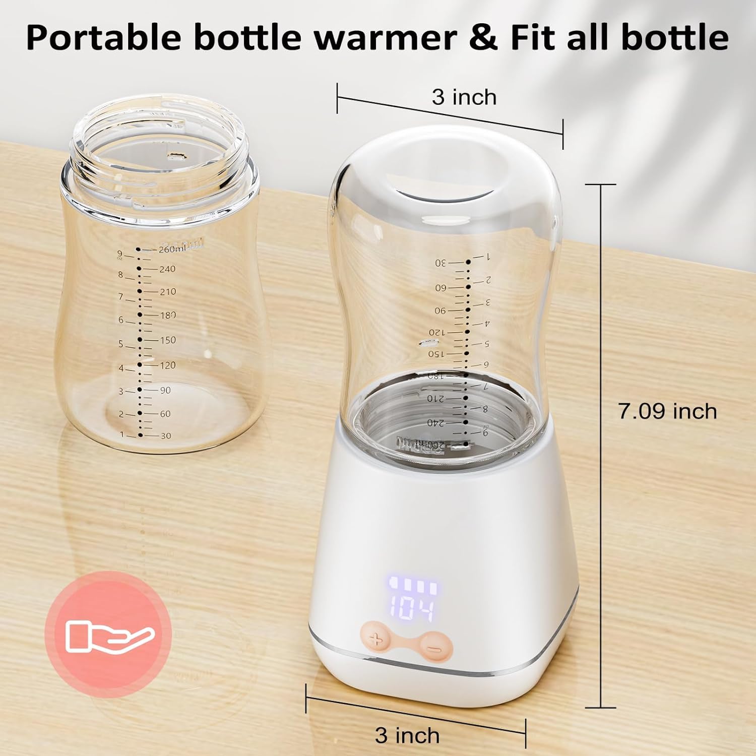 On-the-Go Baby Bottle Heater