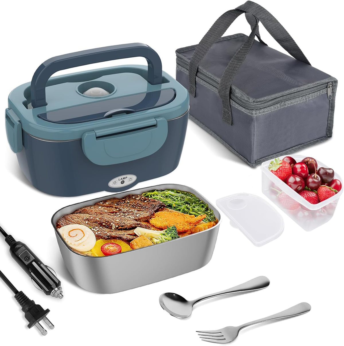 Portable Meal Heater with Insulated Lunch Bag