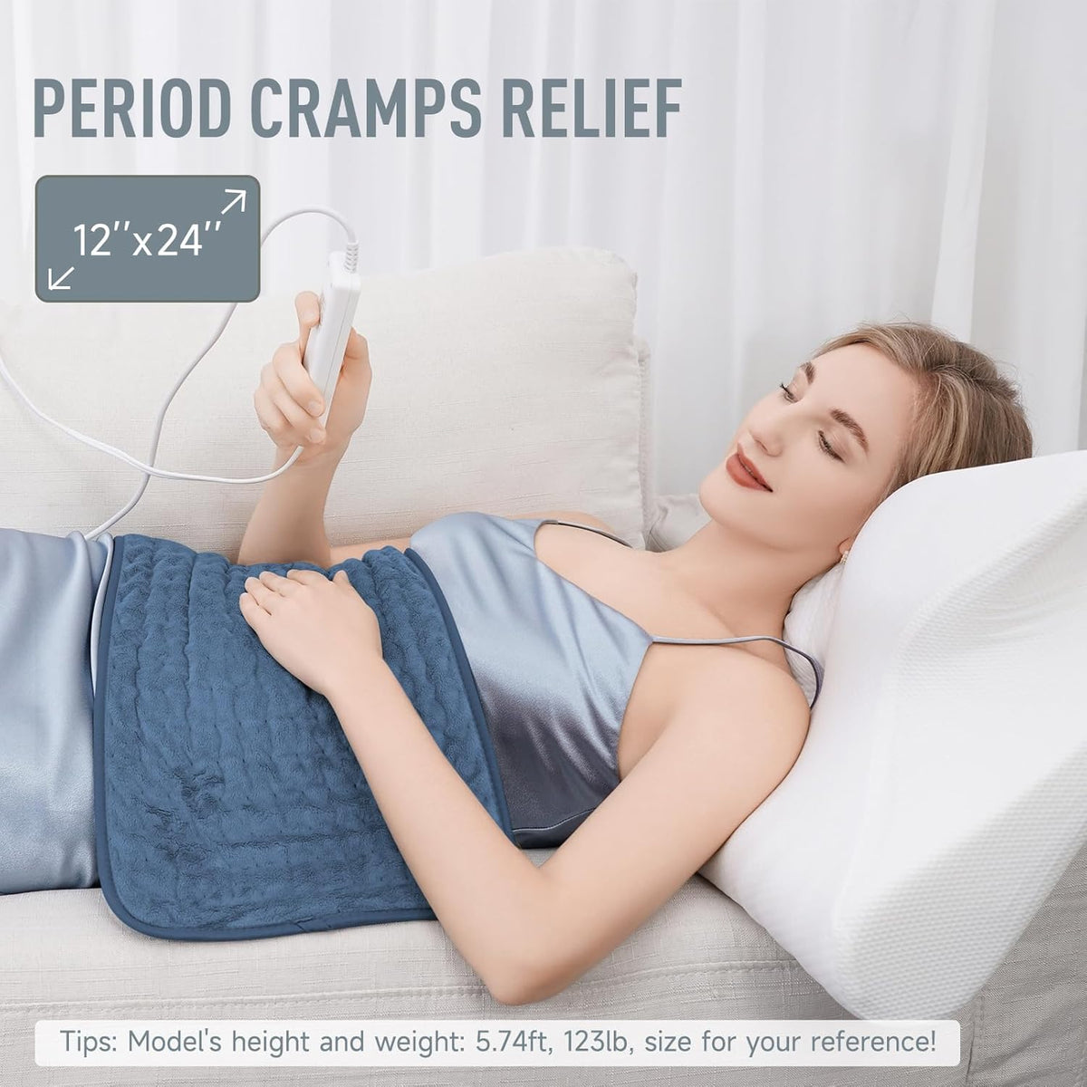 ComfortWave Electric Heating Pad for Soothing Relief